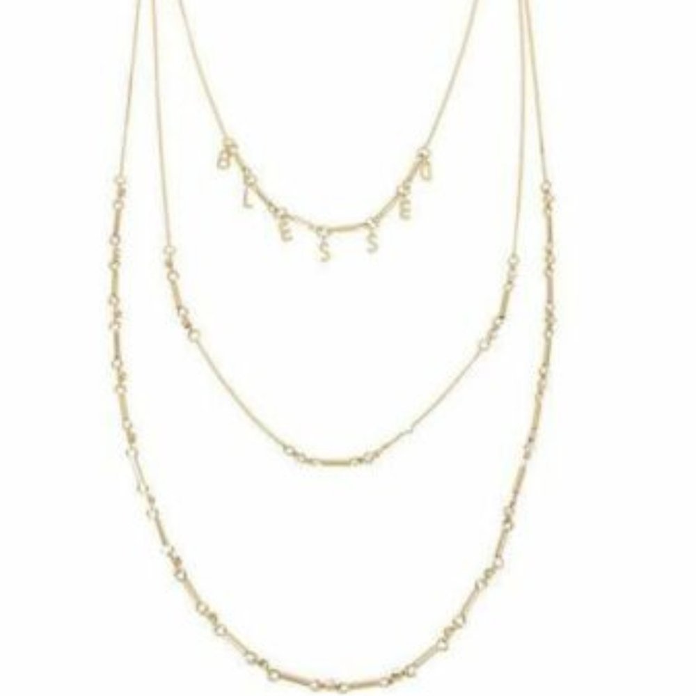 NEW BCBG Generation Gold Multi-Layered Necklace